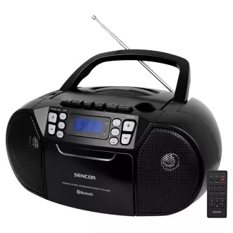 SPT 3907 B RÁDIÓ CD/USB/BT/KAZE SENCOR RÁDIÓVAL