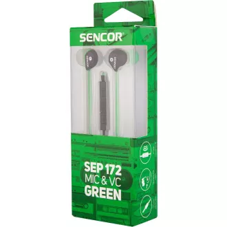 SEP 172 VCM GREEN HEADPHONES SENCOR