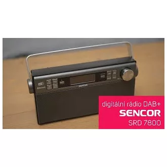 SRD 7800 DAB/FM/BT RÁDIÓ SENCOR SRD 7800 DAB/FM/BT RÁDIÓ SENCOR