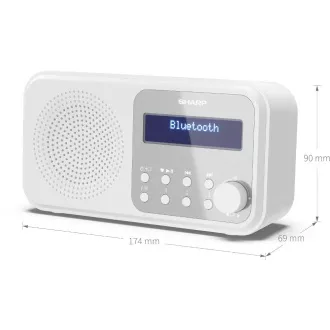 DR-P420WH FM/DAB RÁDIÓVEVŐ SHARP