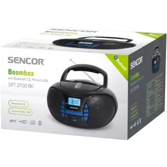 SPT 2700 BK CD/MP3/USB/BT SZENCORRAL