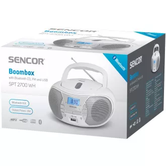 SPT 2700 WH CD/MP3/USB/BT SENCORRAL