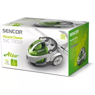 SVC 730GR-EUE2 porzsák nélküli porszívó SENCOR