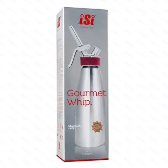 GOURMET WHIP PLUS 1,0L TEJSZÍNHABOS ÜVEGGEL ISI