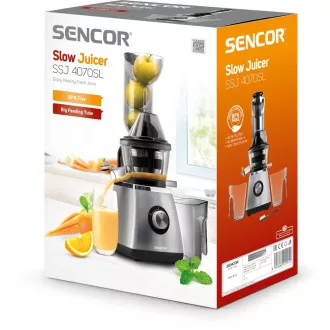 SSJ 4070SL SENCOR csavaros gyümölcscentrifuga SSJ 4070SL SENCOR csavaros gyümölcscentrifuga