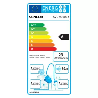 SVC 9000BK 4AAAA EcoPower porszívó SENCOR SVC 9000BK 4AAAA EcoPower porszívó SENCOR