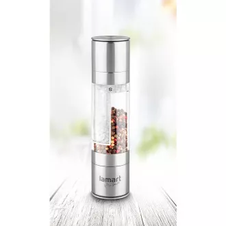 LT7014 CSÖRLŐ 2X100ML LAMART ROZSDAMENTES ACÉL CSŐ