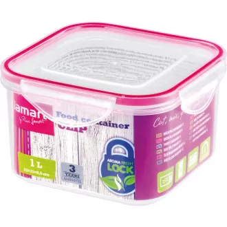 LT6005 BOX SQUARE 1L CLIP LAMART