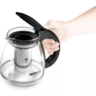 LT7027 FORRÓ 1,5L BLACK VERRE LAMART