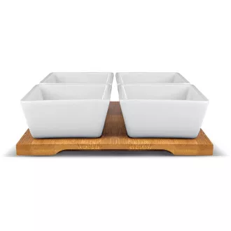 LT9018 SER.BOWL 4 DB 19X19 BAMBUSZ LAMART