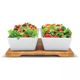 LT9018 SER.BOWL 4 DB 19X19 BAMBUSZ LAMART