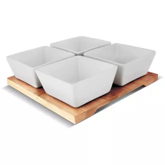 LT9018 SER.BOWL 4 DB 19X19 BAMBUSZ LAMART