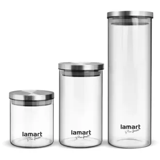 LT6025 SZETT 3 DOBOZ KEREK PEUT LAMART
