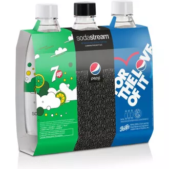 Palack BIZTOSÍTÉK 3 x 1l PEPSI SODASTREAM Palack BIZTOSÍTÉK 3 x 1l PEPSI SODASTREAM
