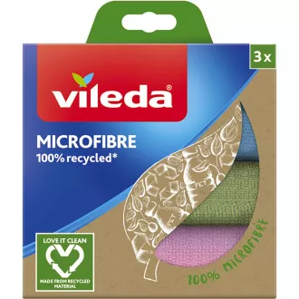 ÚJRAHASZNOSÍTOTT SZÁLAS MIKRO KEFE 3DB VILEDA ÚJRAHASZNOSÍTOTT SZÁLAS MIKRO KEFE 3DB VILEDA
