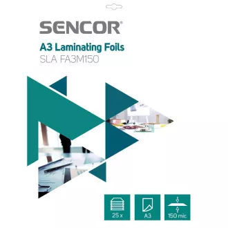 SLA FA3M150 Fólia A3 150mic 25db SENCOR