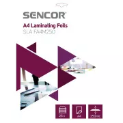 SLA FA4M250 Fólia A4 250mic 25db SENCOR