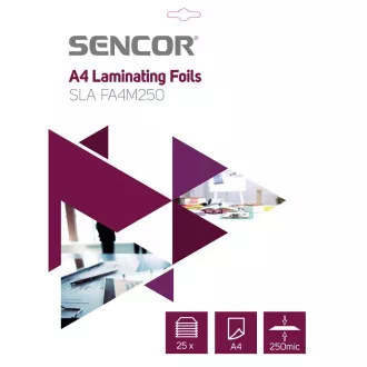 SLA FA4M250 Fólia A4 250mic 25db SENCOR