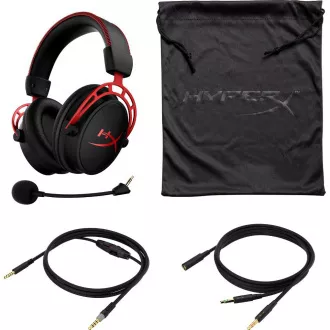 Cloud Alpha - Játékos fejhallgató Red HYPERX - Felbontott