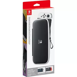 Nintendo Switch OLED tok és képernyővédő Nintendo Switch OLED tok és képernyővédő