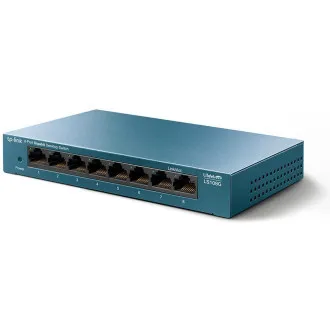 LS108G asztali kapcsoló, ventilátor nélkül, TP-LINK LS108G asztali kapcsoló, ventilátor nélkül, TP-LINK