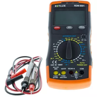 RDM 8001 digitális multiméter RETLUX