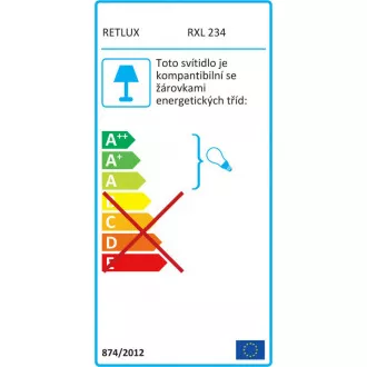 RXL 234 gyertyafény 7LED WW TM RETLUX