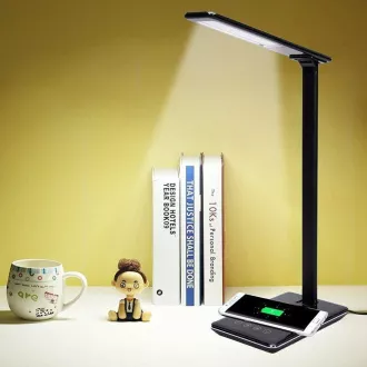 RTL 198 stm.LED lámpa fekete Qi 5W RETLUX 5W