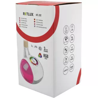 RTL 202 stm.LED lámpa.fehér RGB 5W RETLUX