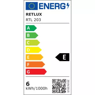 RTL 203 stm.LED lámpa.fehér Qi 6W RETLUX