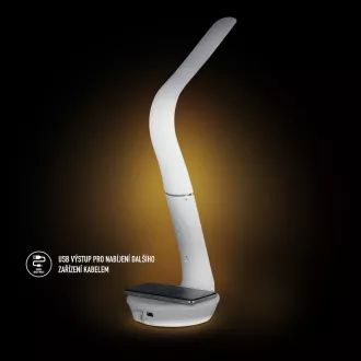 RTL 204 stm.LED lámpa.fekete Qi 6W RETLUX