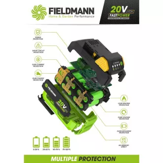 FDUZ 79040 20V akkumulátor 4Ah FIELDMANN