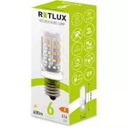 RLL 459 E14 E14 6W motorháztető sütő WW RETLUX