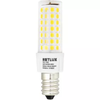 RLL 459 E14 E14 6W motorháztető sütő WW RETLUX