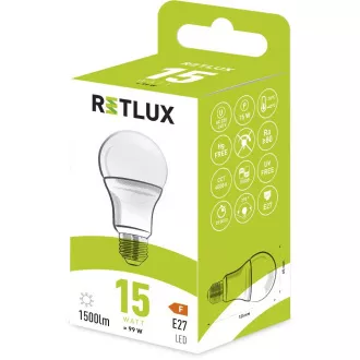 RLL 410 A65 E27 izzó 15W CW RETLUX RLL 410 A65 E27