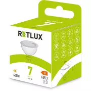 RLL 420 GU5,3 spot 7W 12V WW RETLUX RLL 420 GU5,3 spot 7W