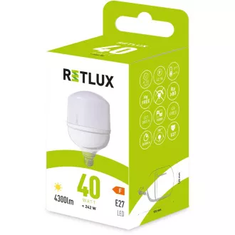 RLL 446 T120 T120 E27 izzó 40W WW RETLUX