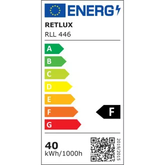 RLL 446 T120 T120 E27 izzó 40W WW RETLUX