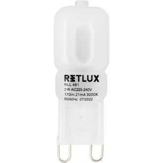 RLL 461 G9 G9 2W LED WW RETLUX