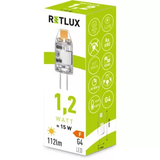 RLL 456 G4 1,2 W LED KOB 12V WW RETLUX