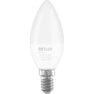 REL 34 LED C37 2x5W E14 WW RETLUX