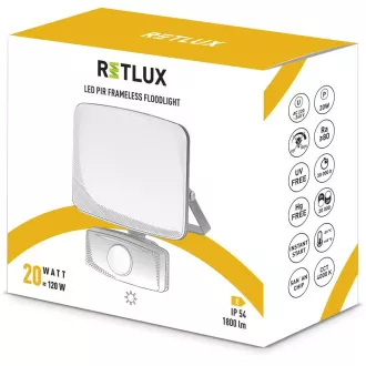 RSL 251 LED REFLEKTOR 20W 4000K PIR RETLUX 20W 4000K PIR RETLUX RSL 251 LED REFLEKTOR 20W 4000K PIR RETLUX 20W 4000K PIR RETLUX