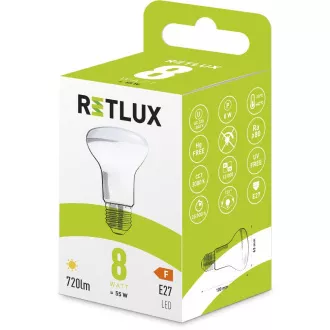 RLL 465 R63 E27 Spot 8W WW RETLUX RLL 465 R63 E27 Spot 8W WW RETLUX RLL 465 R63 E27 Spot 8W WW RETLUX RLL 465 R63 E27 Spot 8W WW RETLUX
