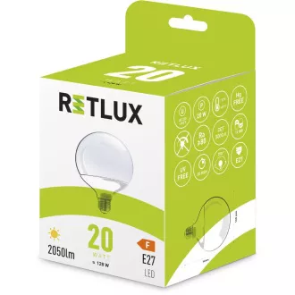 RLL 467 G120 E27 E27 bigG 20W WW RETLUX