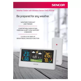 SWS 4100 W IDŐJÁRÁS-ÁLLOMÁS SENCOR