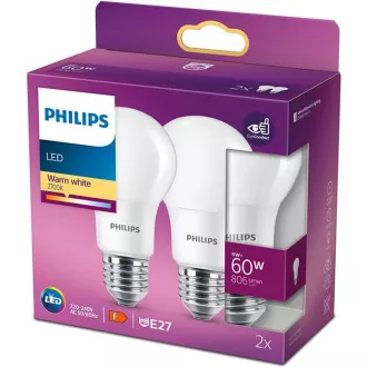 LED 60W A60 E27 2700K 2pack PHILIPS 60W A60 E27 2700K 2pack LED 60W A60 E27 2700K 2pack PHILIPS 60W A60 E27 2700K 2pack