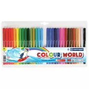 Marker Centropen 7550/30 30 színű hengeres hegy 1mm