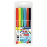 Marker Centropen 7550/6 6 színű hengeres hegy 1mm