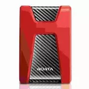 ADATA külső merevlemez 2TB USB 3.1 DashDrive Durable HD650, piros (gumi, ütésálló)