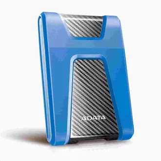 ADATA külső merevlemez 1TB USB 3.1 DashDrive Durable HD650, kék (gumi, ütésálló)